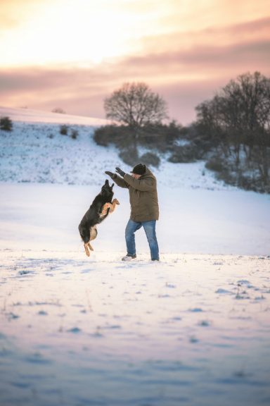 Spielchen im Schnee