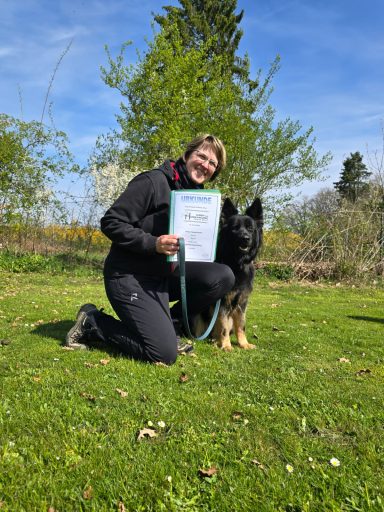 Bestandene Begleithundeprüfung